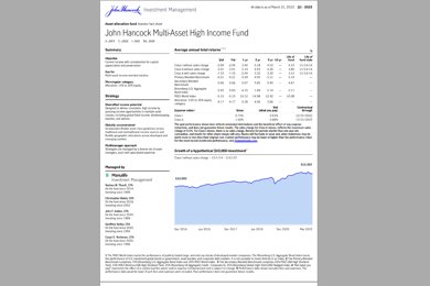 factsheets screenshot